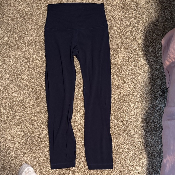 Lululemon Navy High-Waisted Leggings - Picture 3 of 3